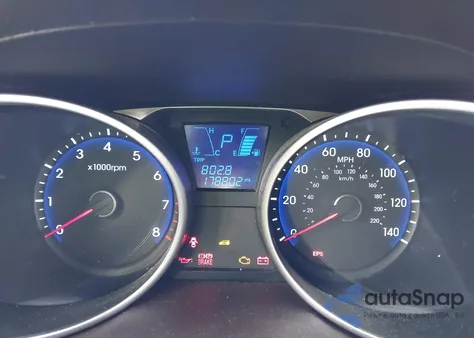 2013 Hyundai Tucson Limited из США, поврежденный, VIN KM8JUCACXDU772163